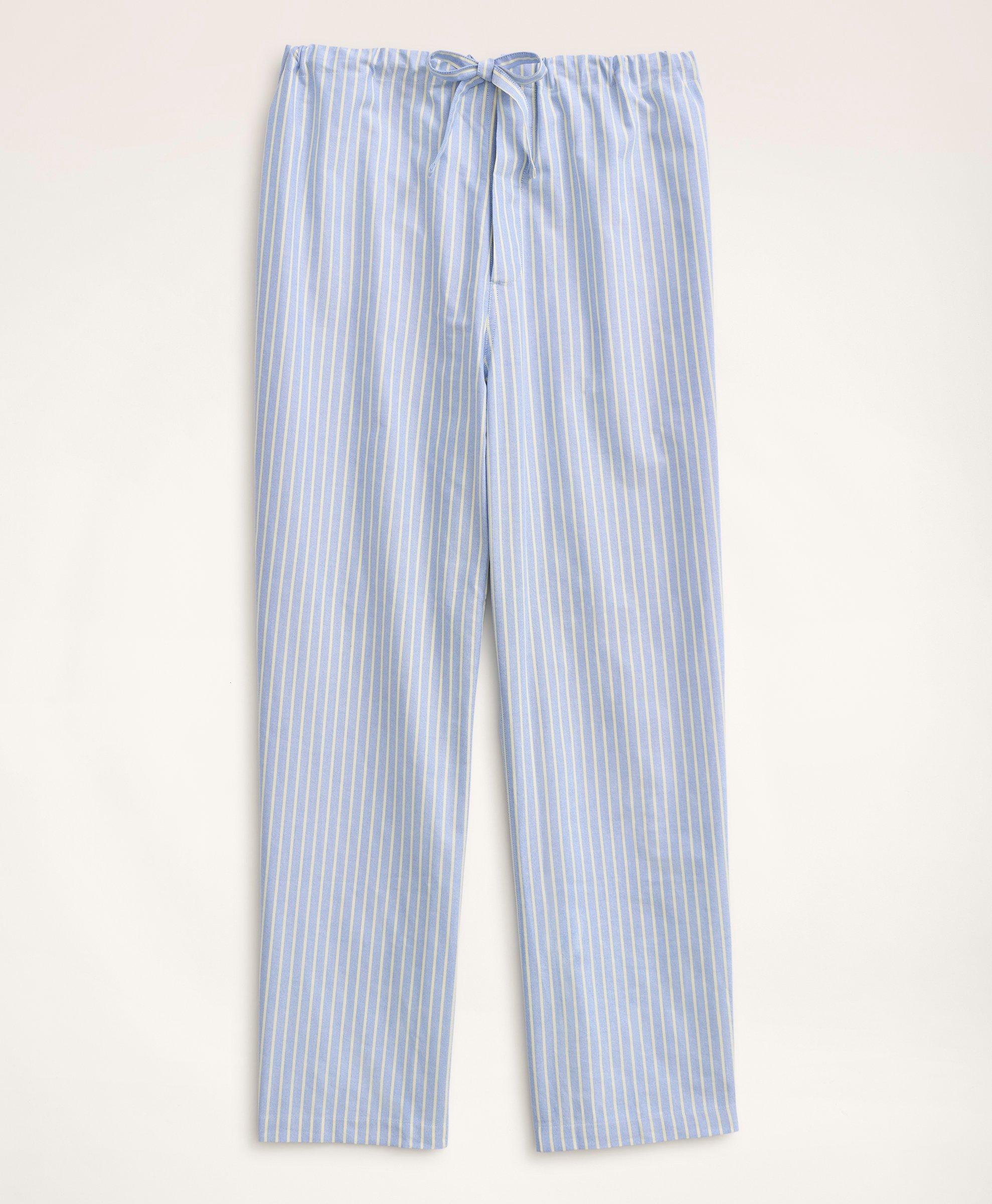 Blue and white discount striped pajama pants