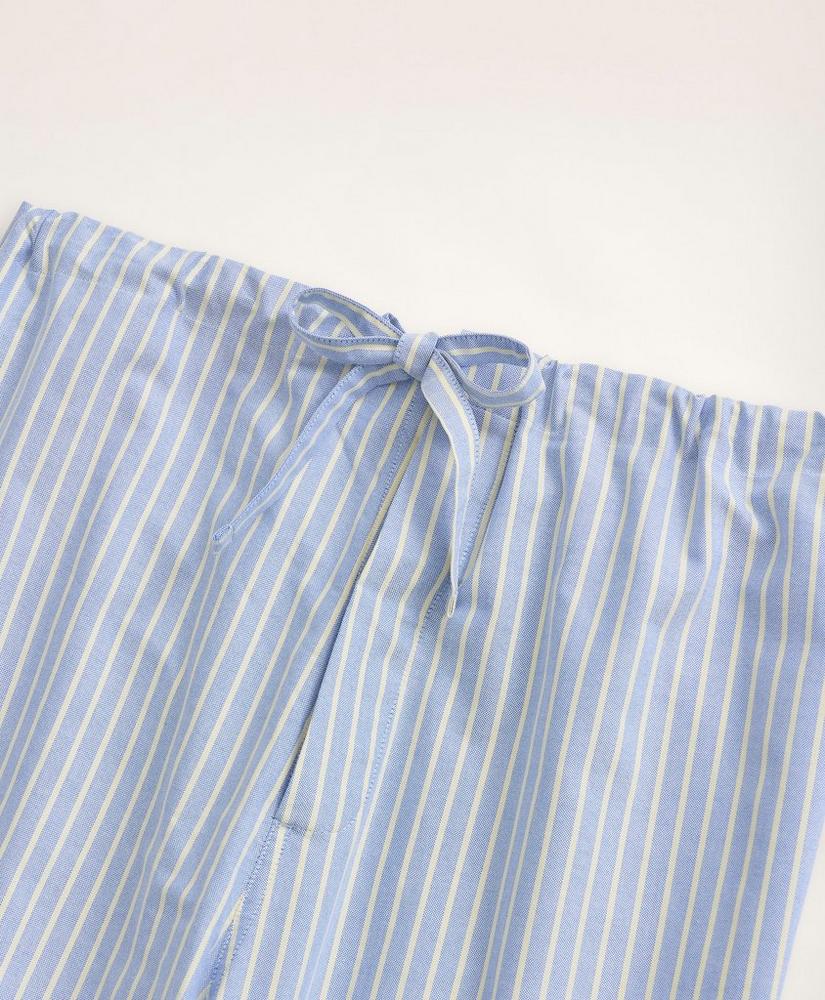 Cotton Oxford Stripe Pajamas, image 4