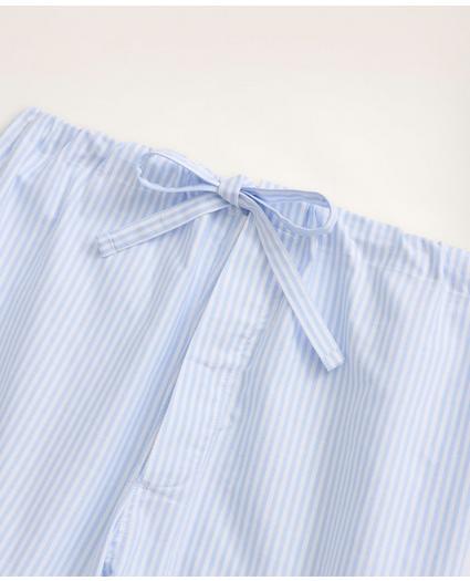 Cotton Oxford Stripe Pajamas, image 4