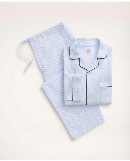 Cotton Oxford Stripe Pajamas, image 5