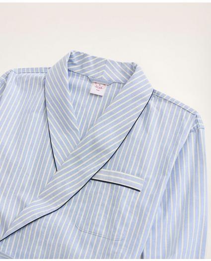Cotton Oxford Stripe Robe, image 2