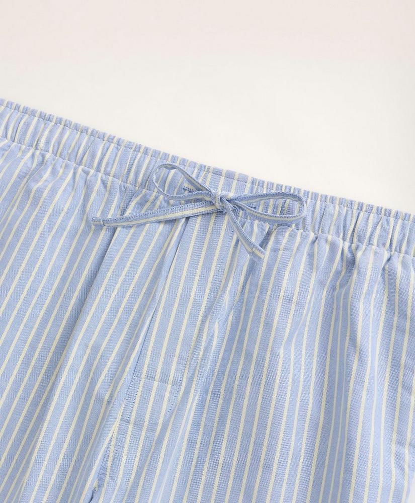 Cotton Oxford Stripe Lounge Pants, image 2