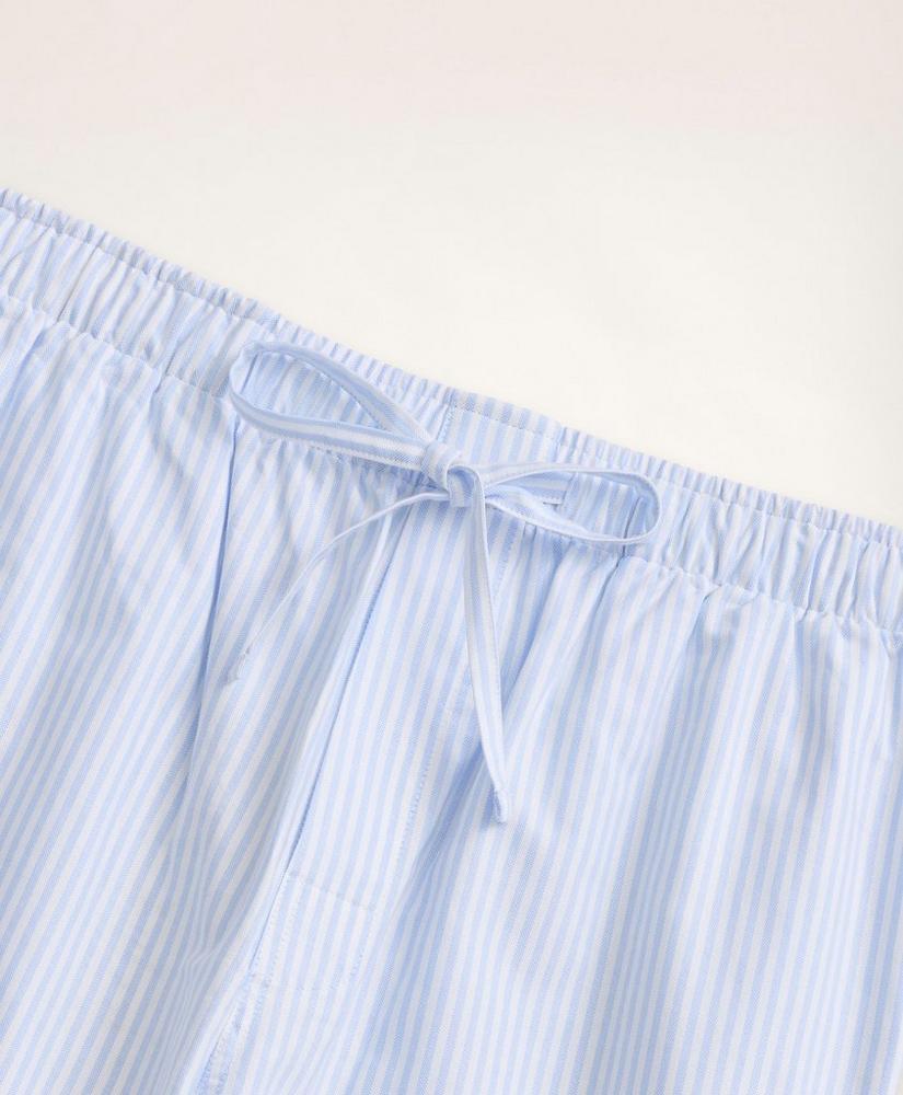 Cotton Oxford Stripe Lounge Pants, image 3