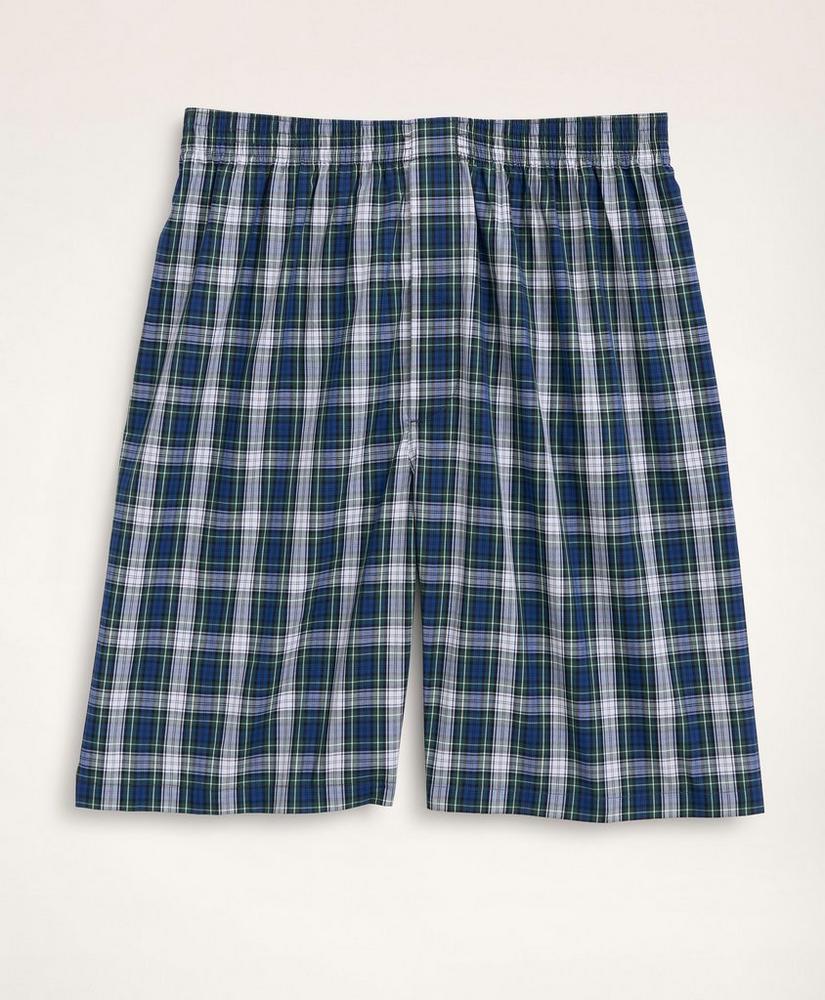 Cotton Broadcloth Tartan Short Pajamas, image 4