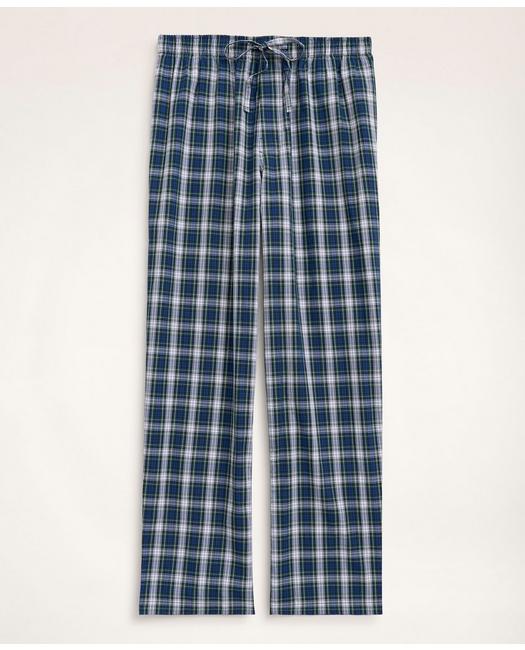 Brooks Brothers Red/ Navy Check Pyjama Bottoms BRAND NEW RRP £85 100% Cotton 