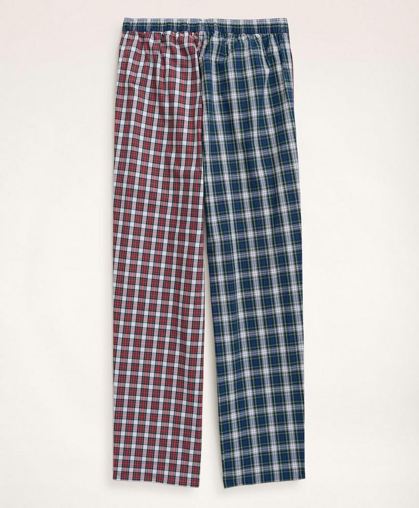 Cotton Broadcloth Fun Tartan Lounge Pants, image 3