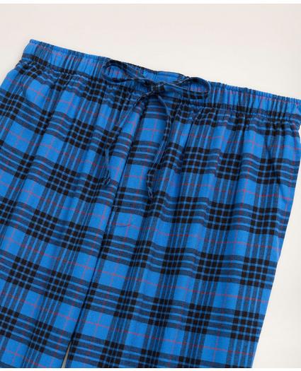 Cotton Flannel Tartan Lounge Pants, image 2