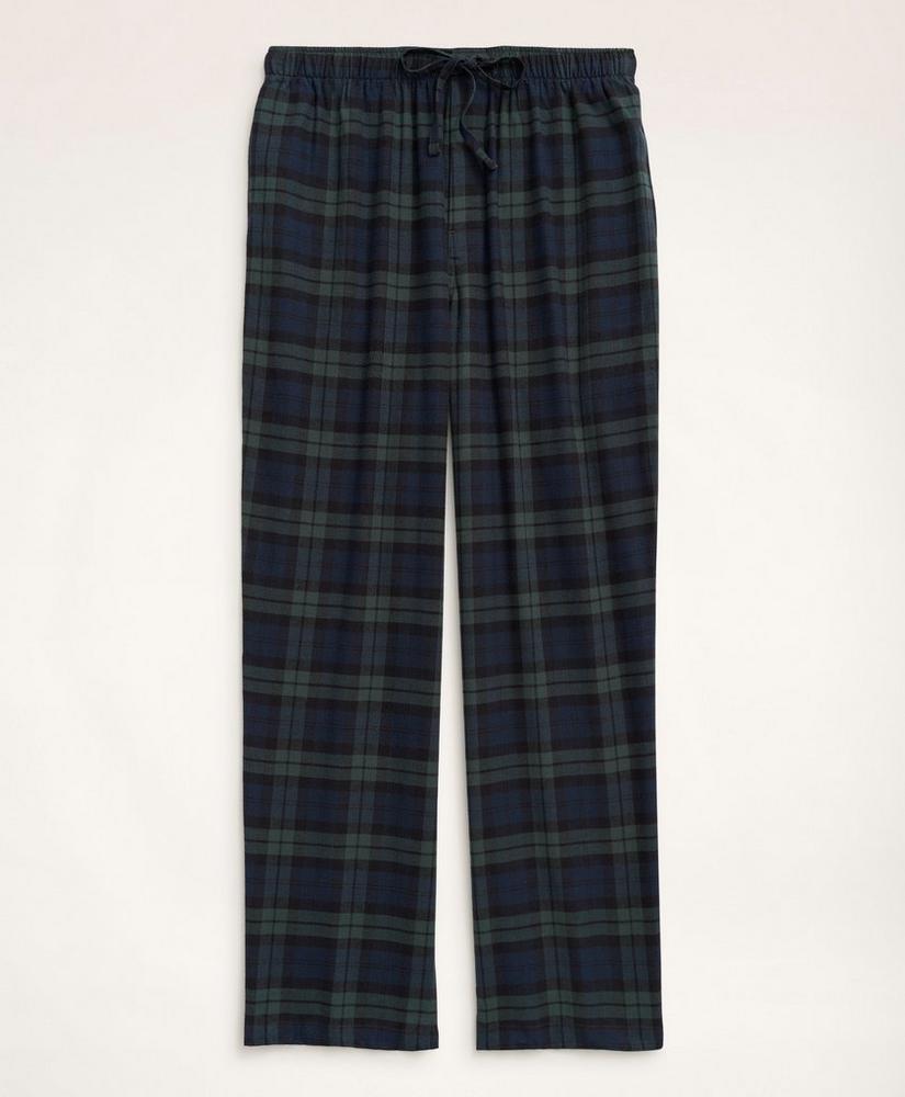 Brooksbrothers Cotton Flannel Black Watch Lounge Pants