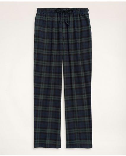 Cotton Flannel Black Watch Lounge Pants, image 1