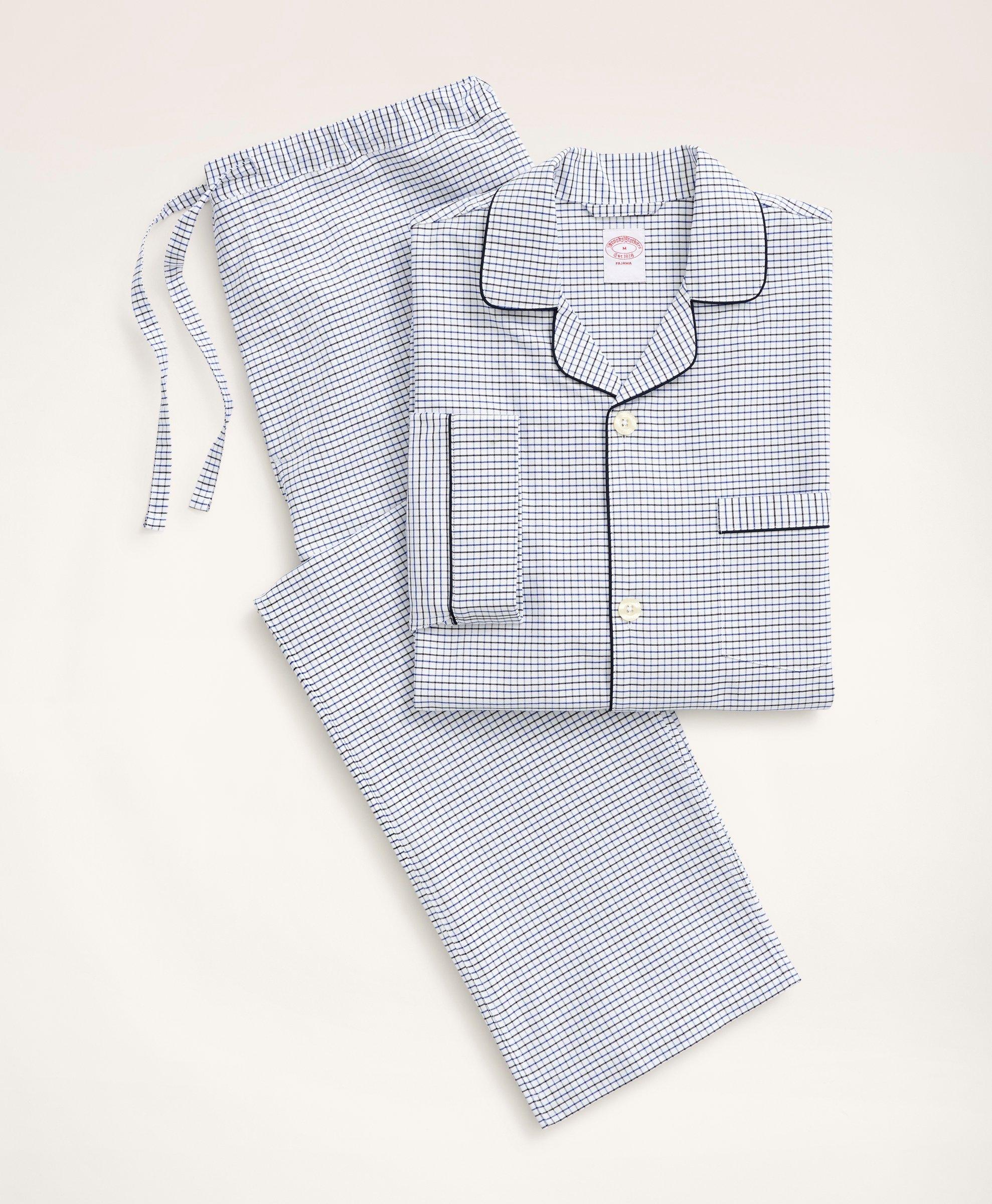 Oxford Cotton Tattersall Pajamas