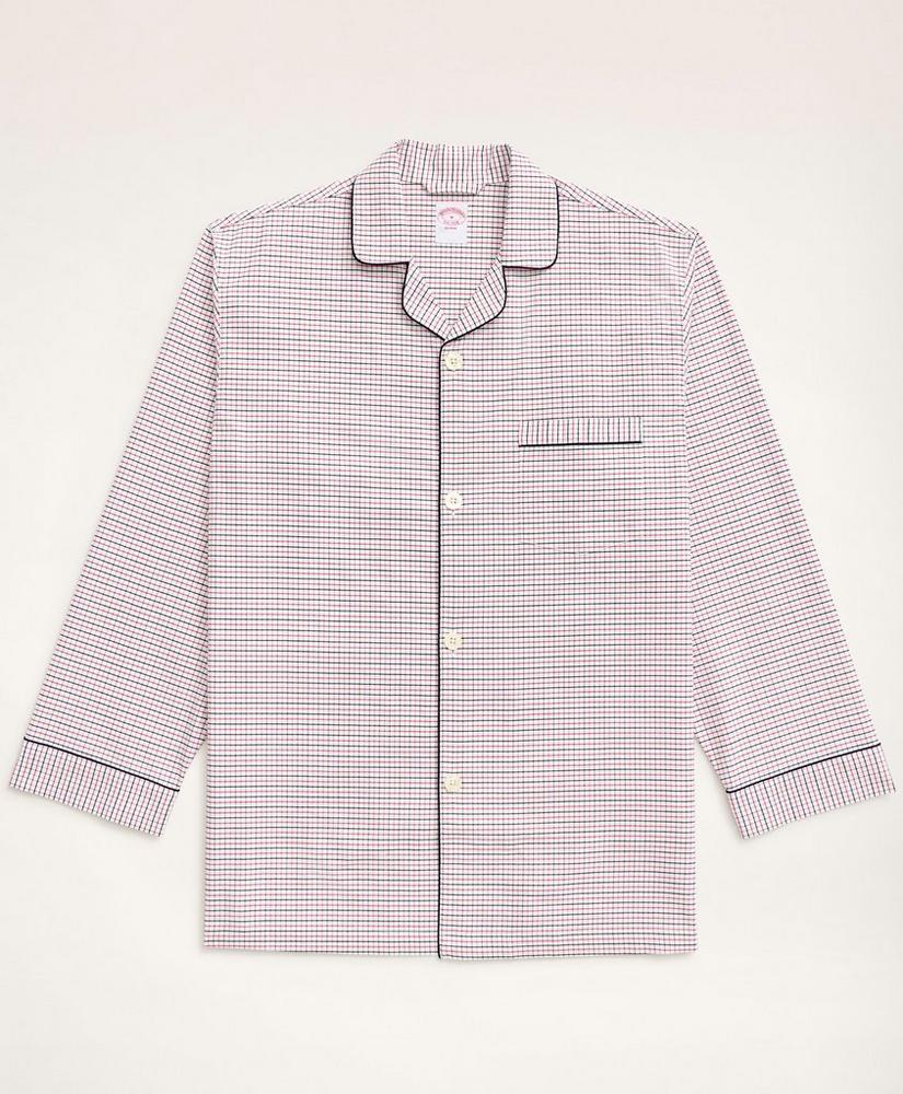 Oxford Cotton Tattersall Pajamas, image 2