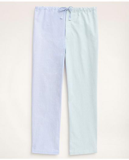 Oxford Cotton Pajamas in Fun Stripe, image 3