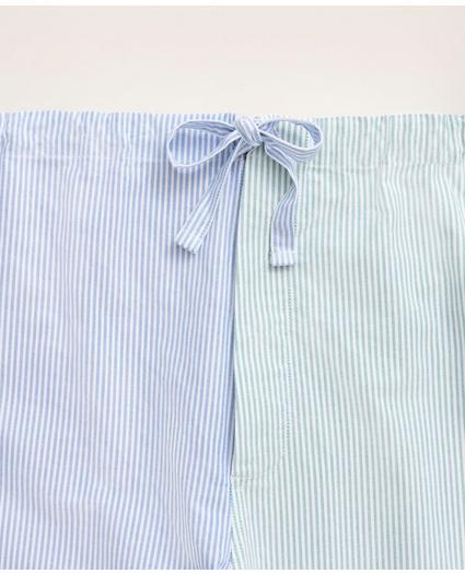 Oxford Cotton Pajamas in Fun Stripe, image 5