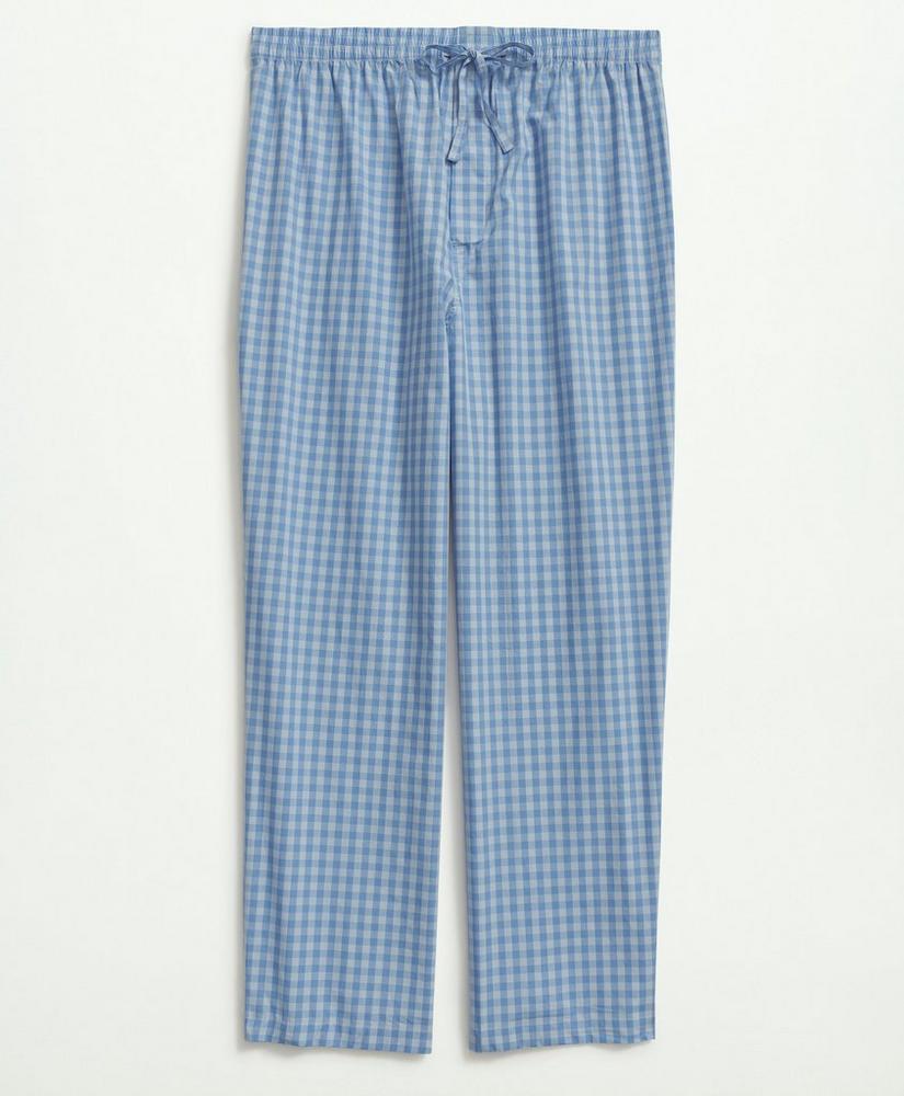 Cotton Poplin Gingham Pajamas, image 5