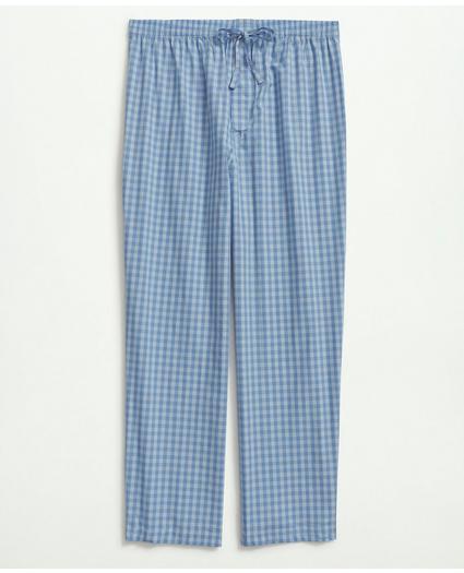 Cotton Poplin Gingham Pajamas, image 5