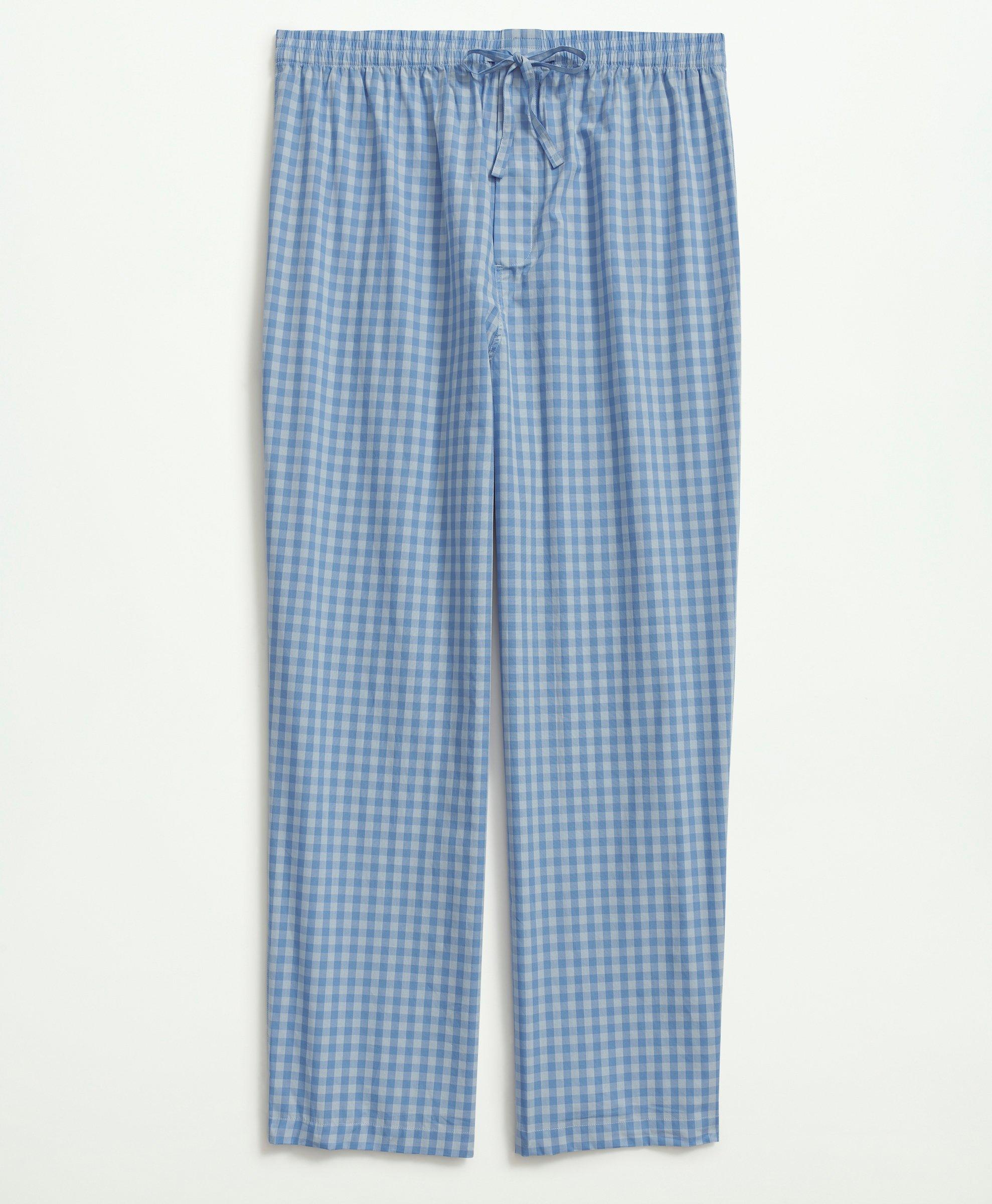 Cotton Poplin Gingham Pajamas