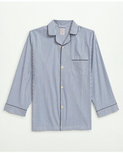 Cotton Broadcloth Bengal Stripe Pajamas, image 3
