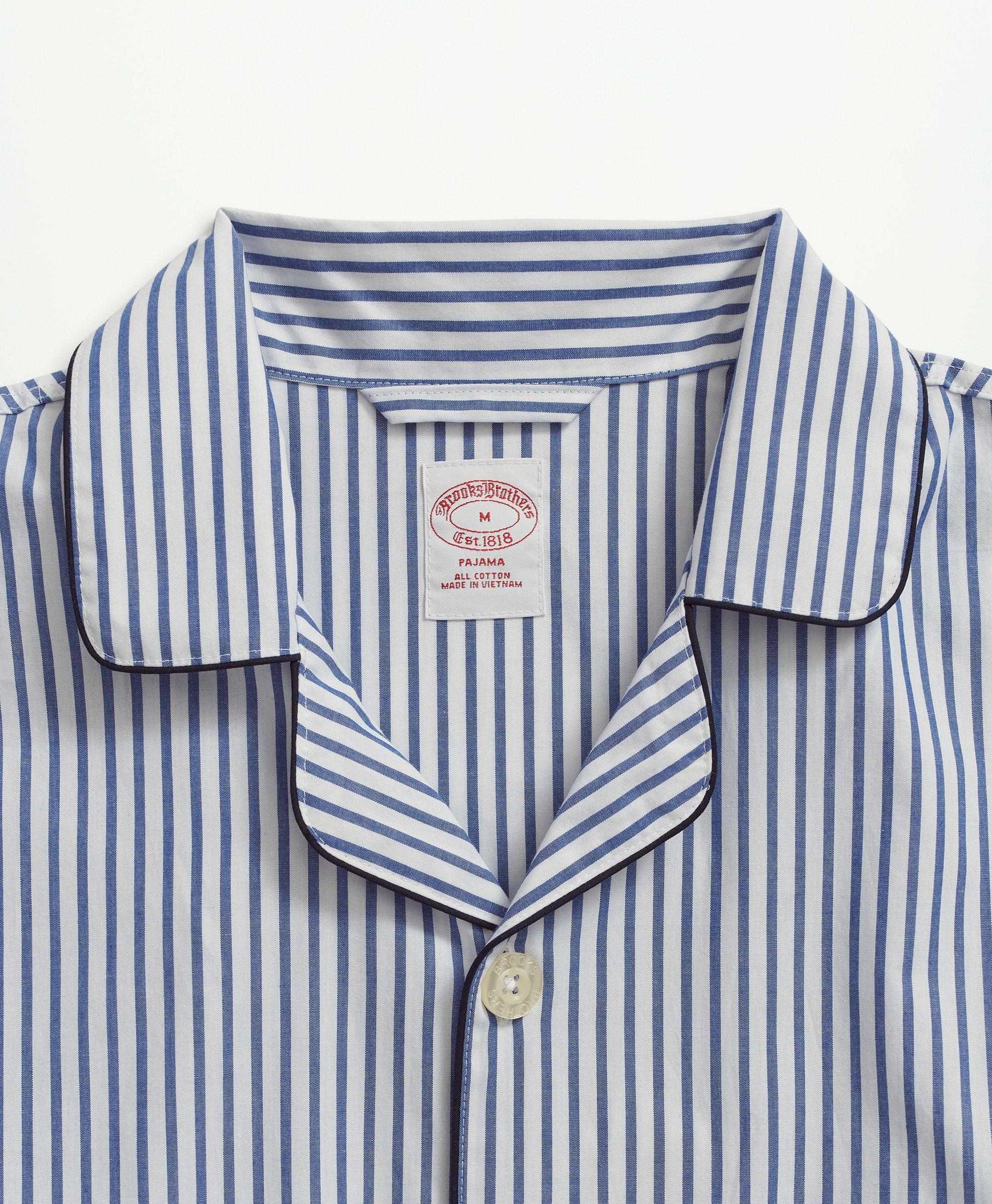 Cotton Broadcloth Bengal Stripe Pajamas