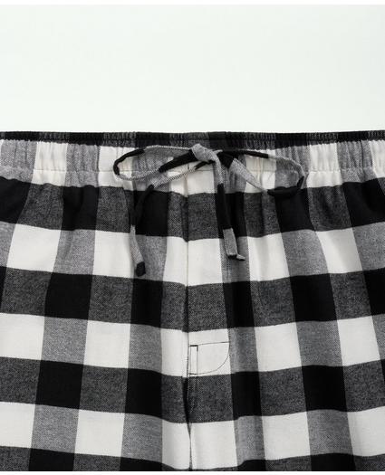 Cotton Flannel Buffalo Plaid Lounge Pants, image 2
