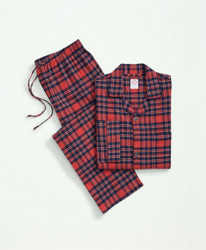 Cotton Flannel Plaid Pajamas
