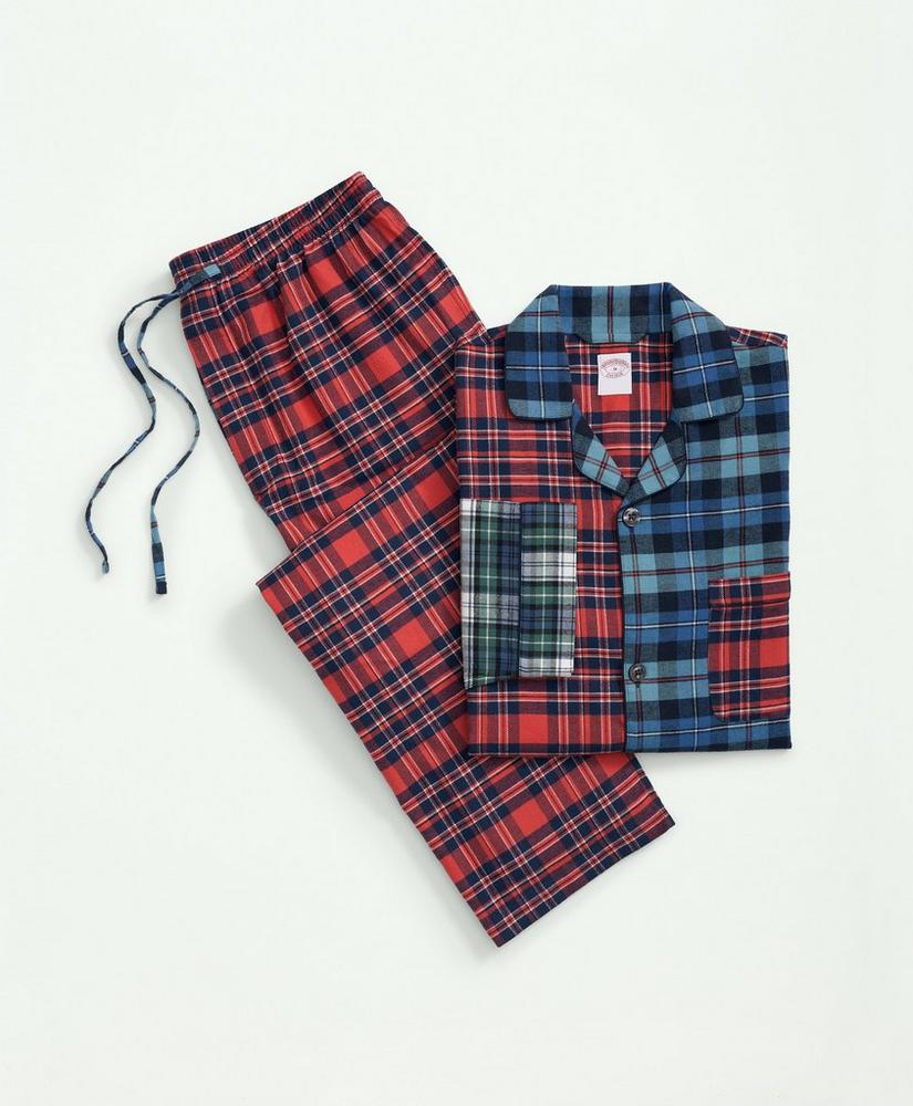 Cotton Flannel Fun Pattern Pajamas, image 1