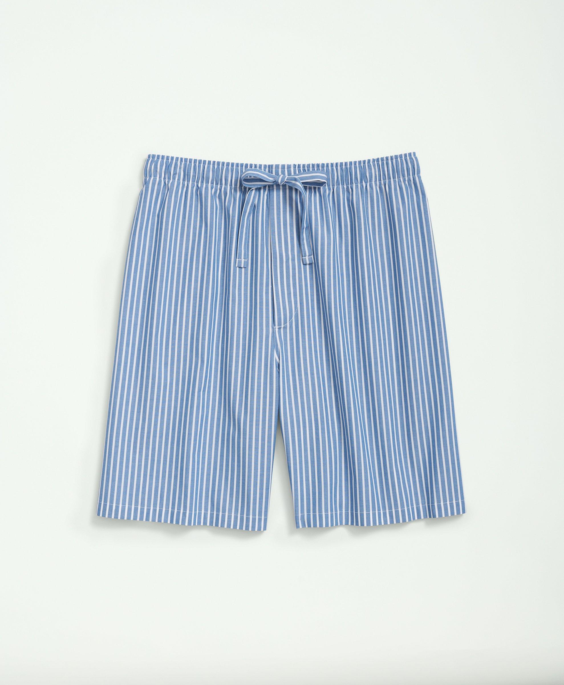 Cotton Broadcloth Bengal Striped Short Pajamas