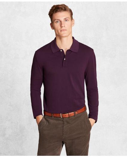 Golden Fleece® BrooksTech™ Two-Button Long-Sleeve Polo Shirt, image 5