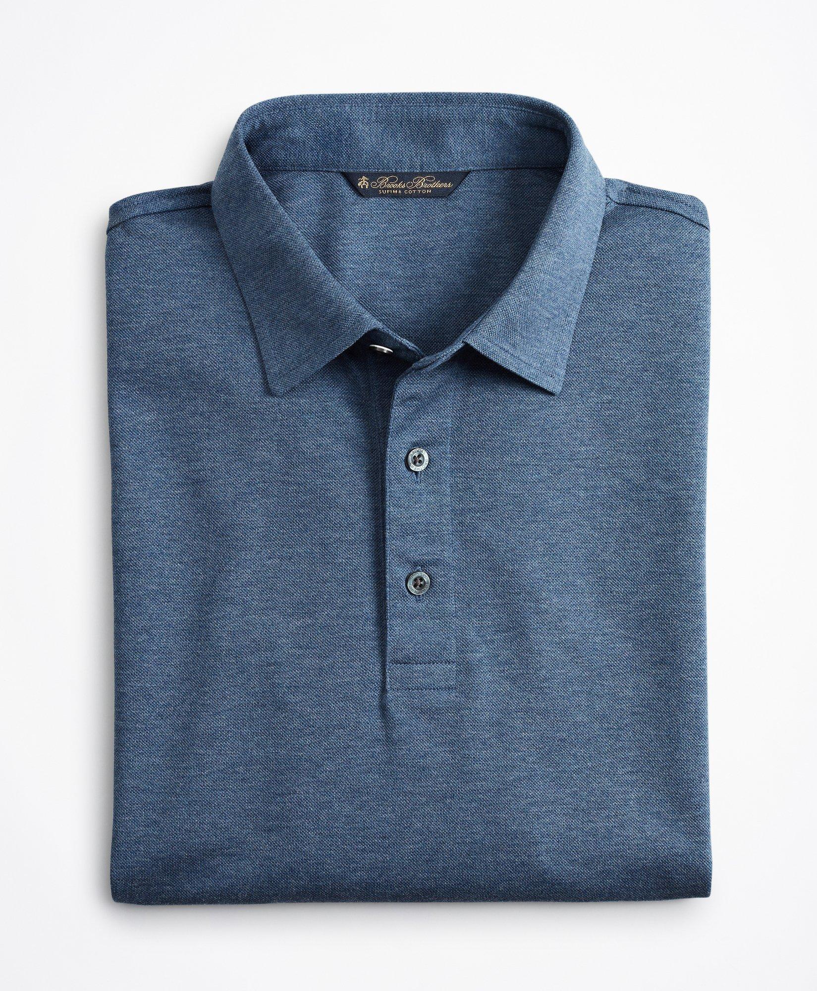 White And Blue Super Soft Cotton Premium Cotton Polo