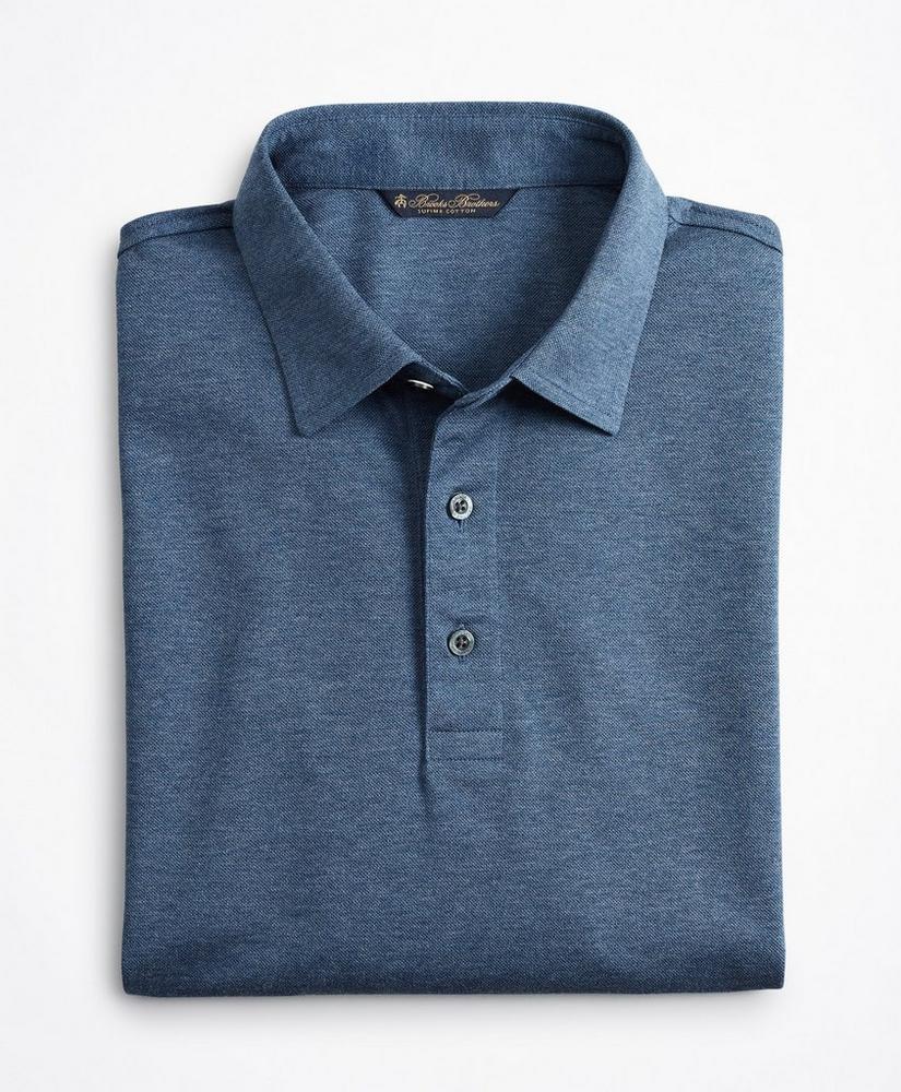 Premium Extra-Fine Supima® Cotton Pique Short-Sleeve Polo Shirt