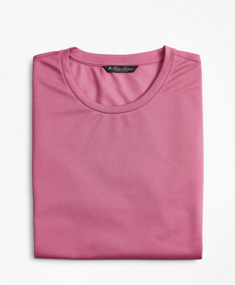 Premium Extra-Fine Supima® Cotton Pique T-Shirt, image 2