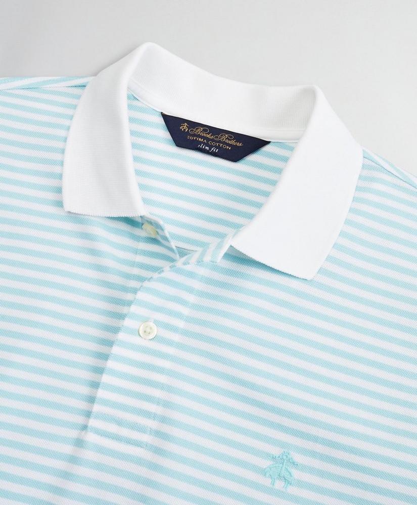 Golden Fleece® Slim Fit Feeder Stripe Polo Shirt, image 2
