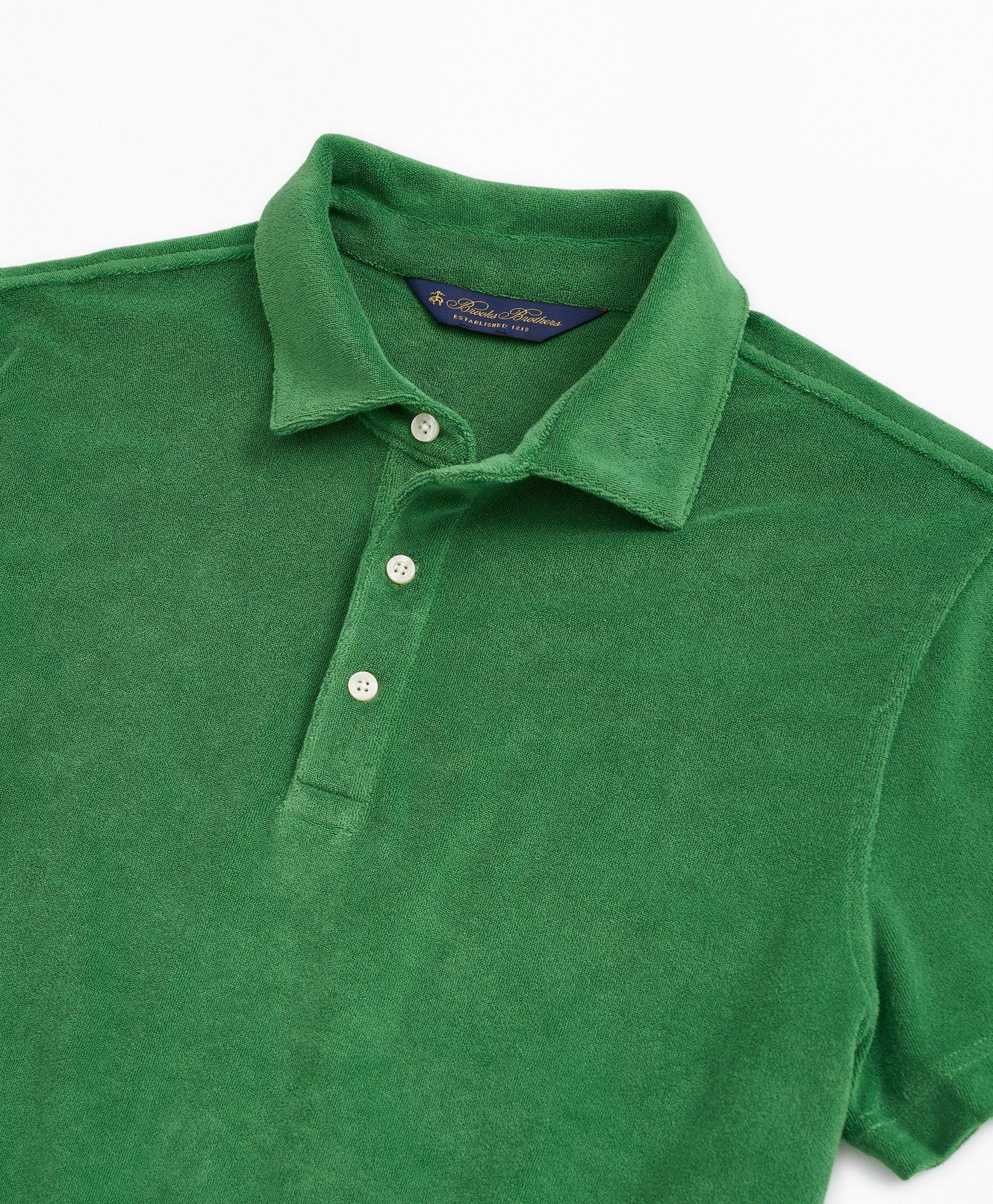 Terry Cloth Polo Shirt