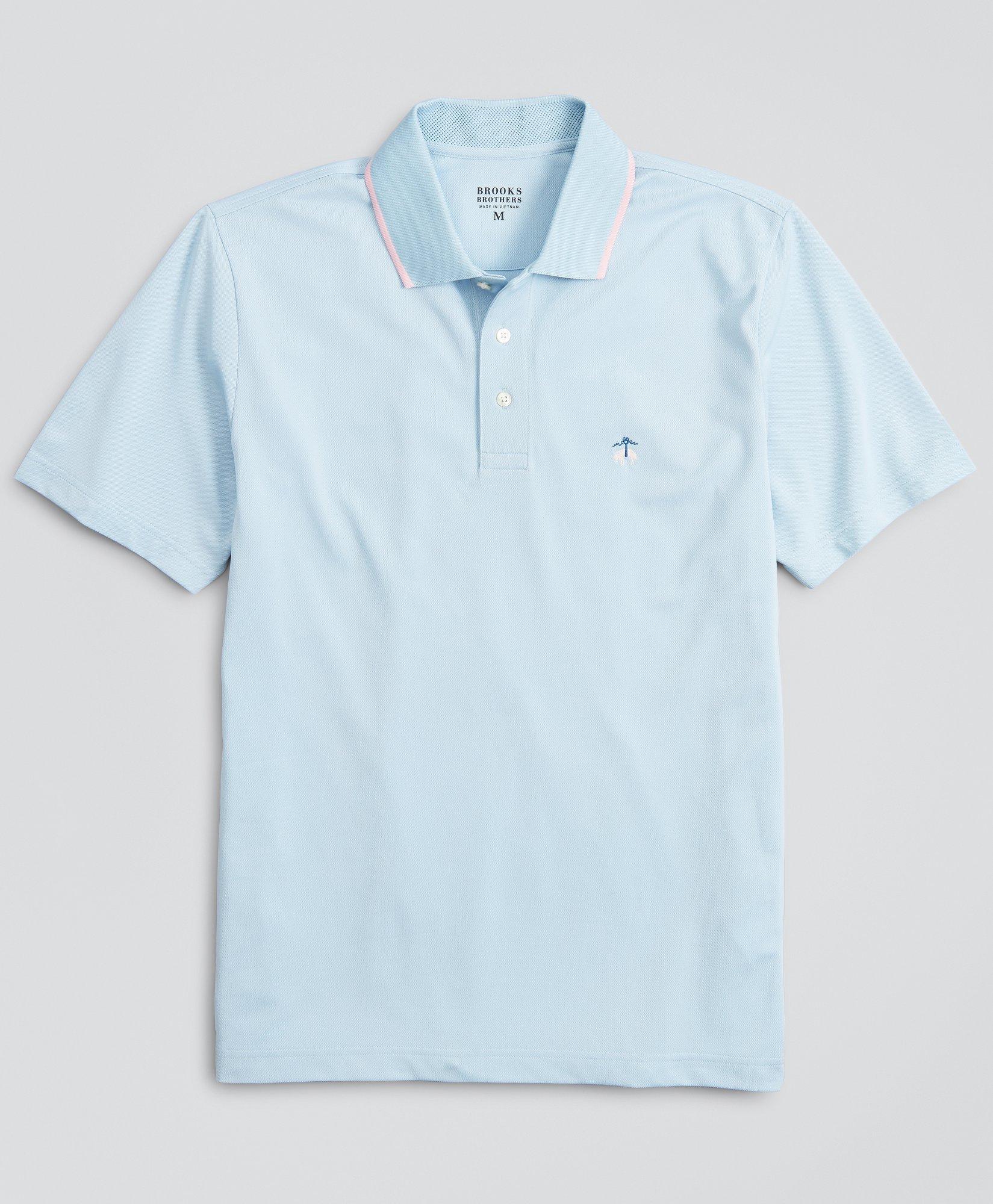 Brooks Brothers Stretch Performance Series Tipped Collar Polo Shirt