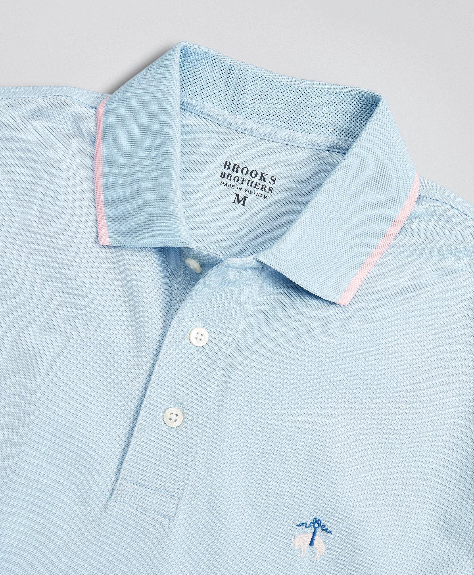 Brooks Brothers Stretch Performance Series Tipped Collar Polo Shirt