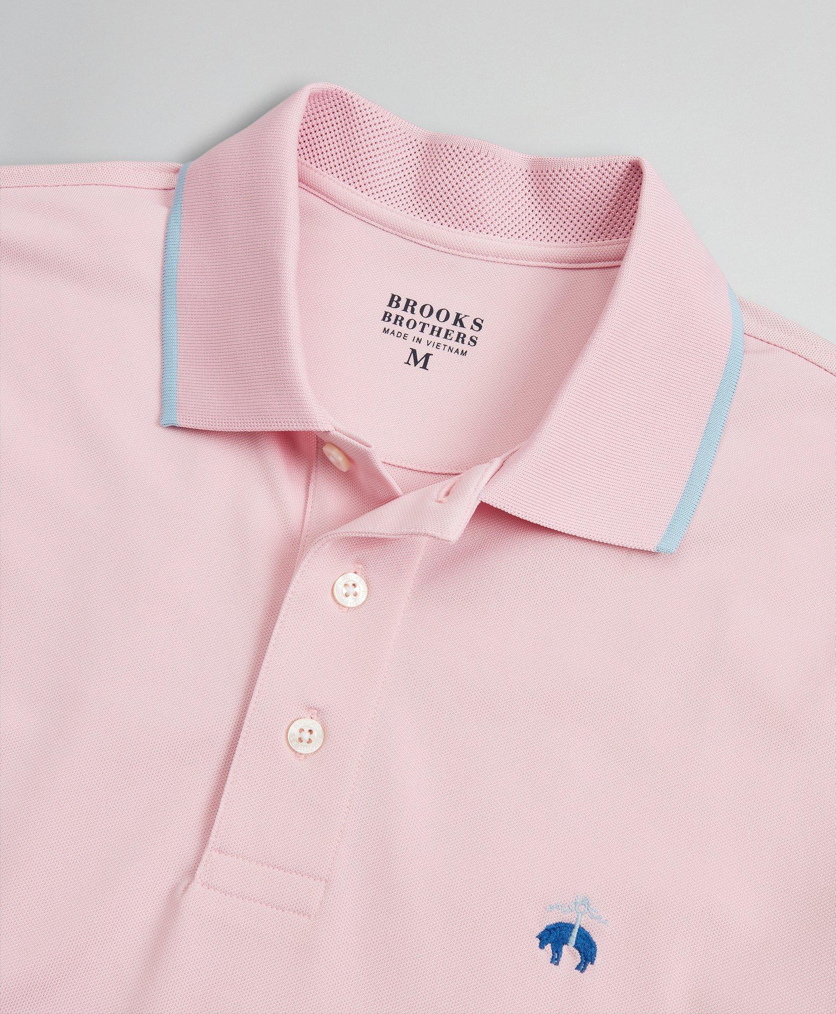 Brooks Brothers Stretch Performance Series Tipped Collar Polo Shirt