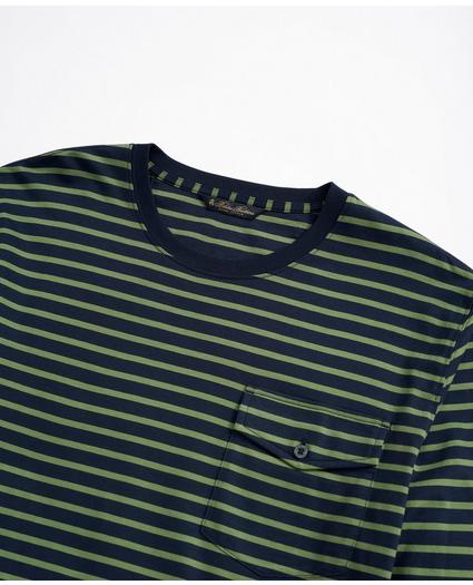 Cotton Striped Long-Sleeve T-Shirt, image 2