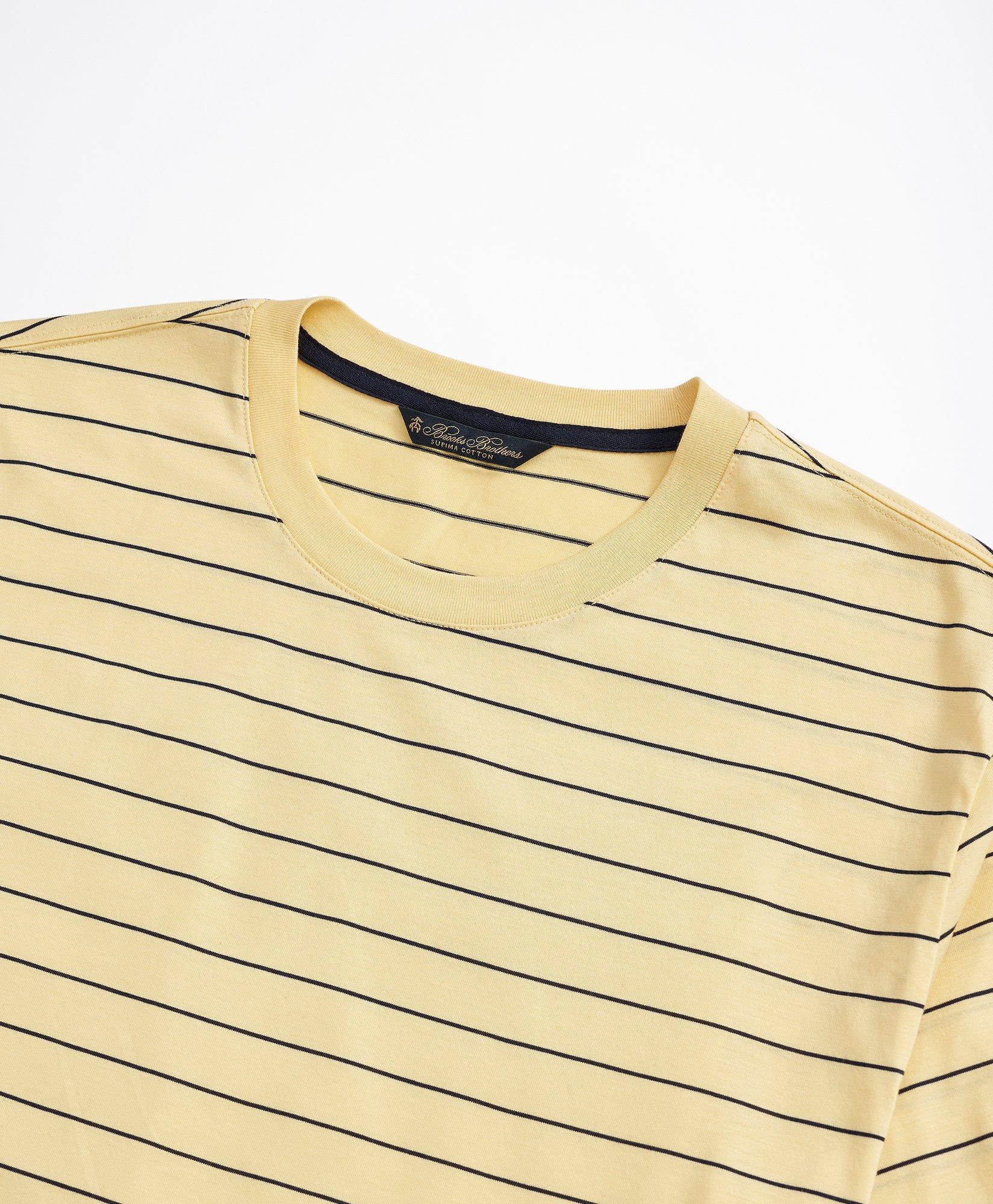 Cotton Thin Stripe T-Shirt, image 2