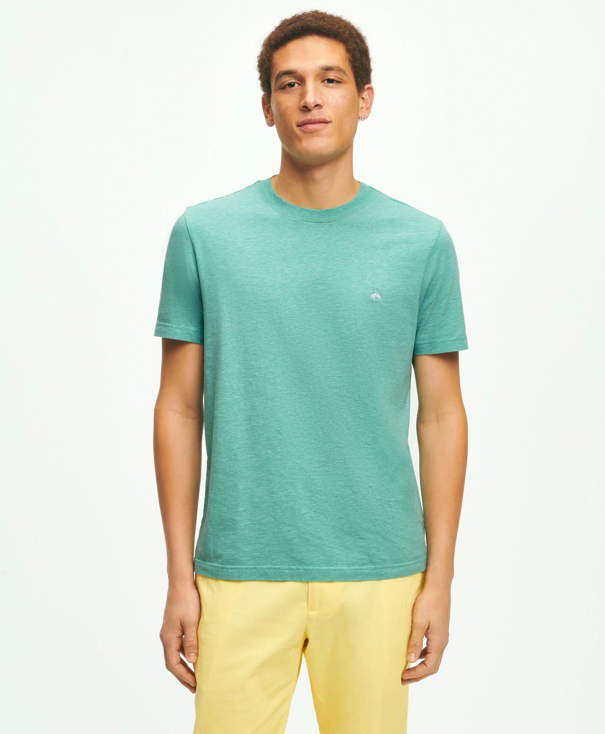Relaxed Cotton Chambray Military Shirt