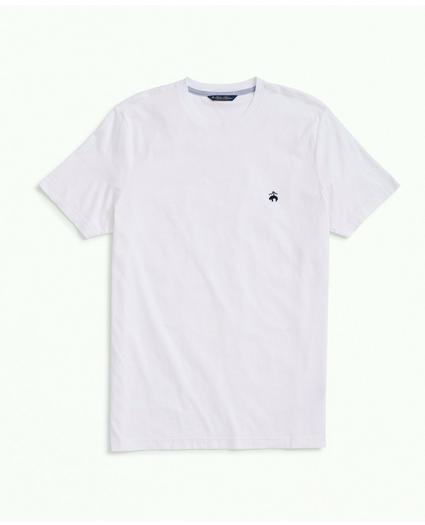 Washed Supima® Cotton Logo Crewneck T-Shirt, image 1