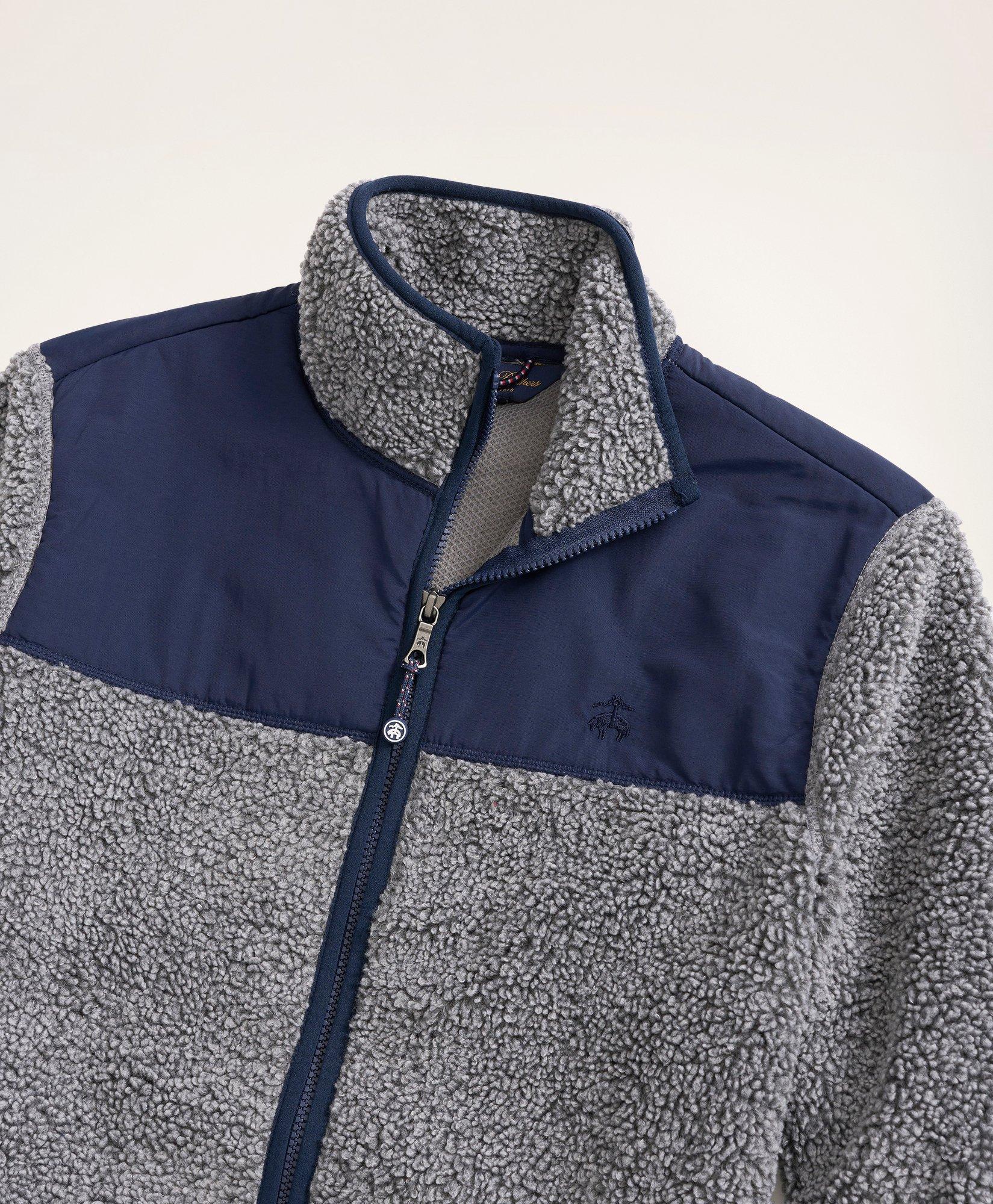 Brooks brothers clearance fleece pullover