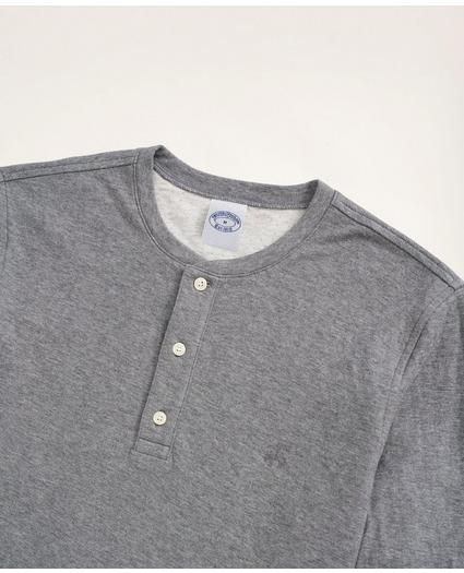 Double-Knit Cotton Jersey Henley, image 2