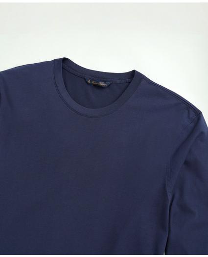 Supima® Cotton Long-Sleeve Logo T-Shirt, image 2