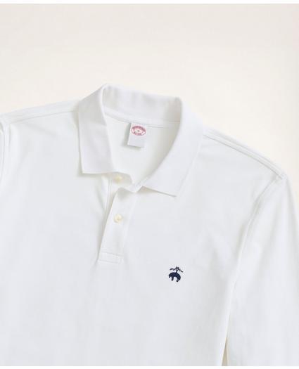 Golden Fleece® Original Fit Stretch Supima® Long-Sleeve Polo Shirt, image 2