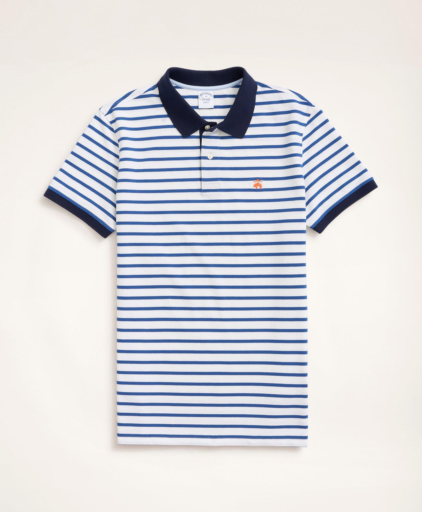 Shop Off-White Monogram Logo Stripe Holiday Shirt