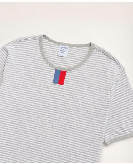 Cotton Stripe Ringer T-Shirt, image 2