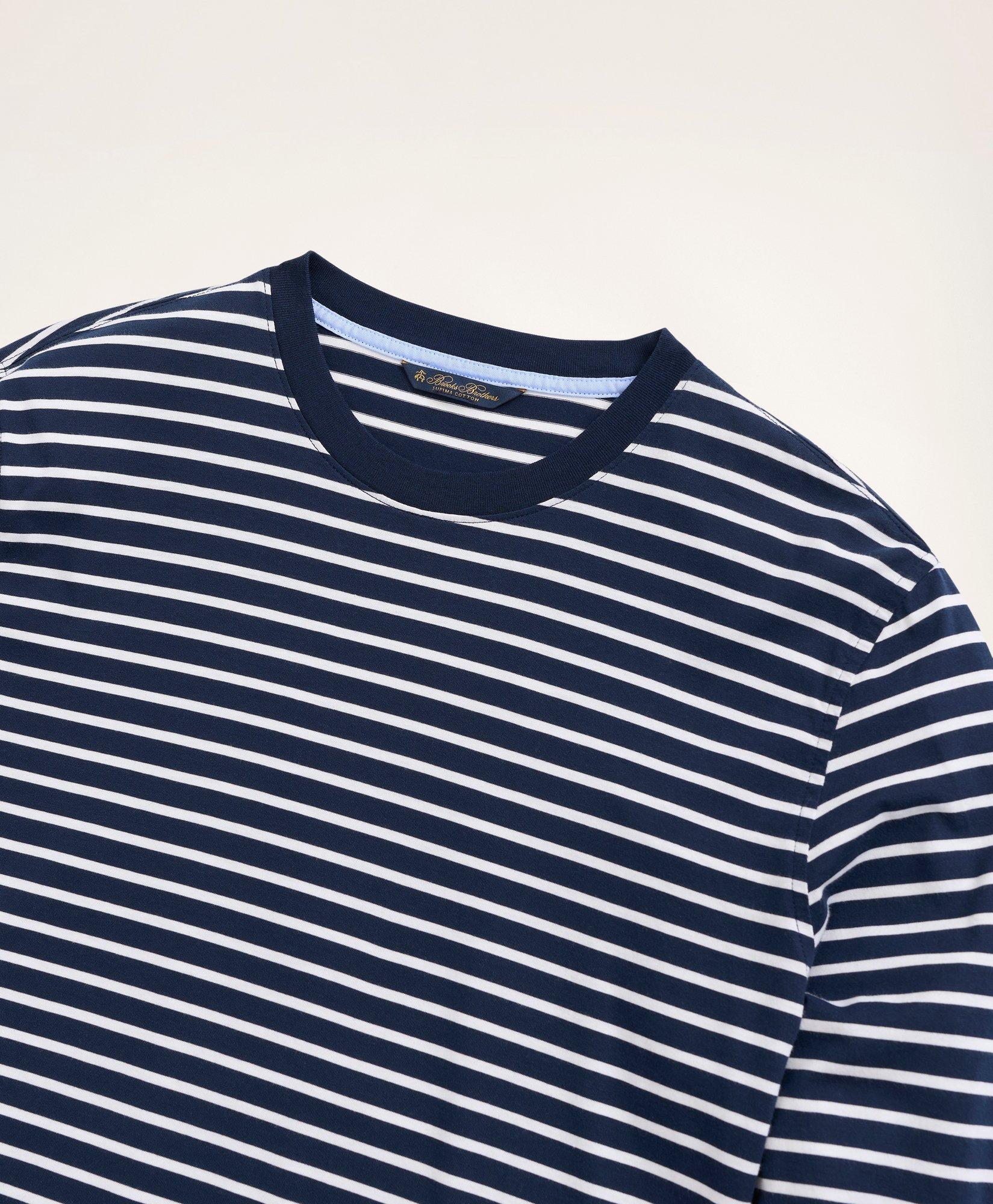 Sandro Logo-print Long-sleeve Shirt in Blue for Men