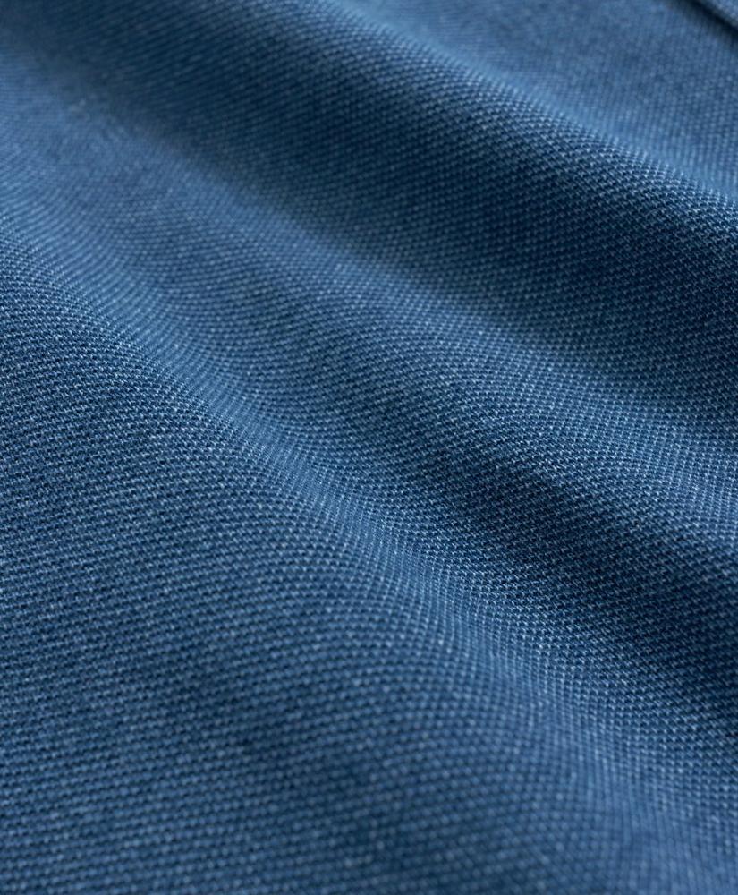 Washed Cotton Pique Short-Sleeve Knit Shirt