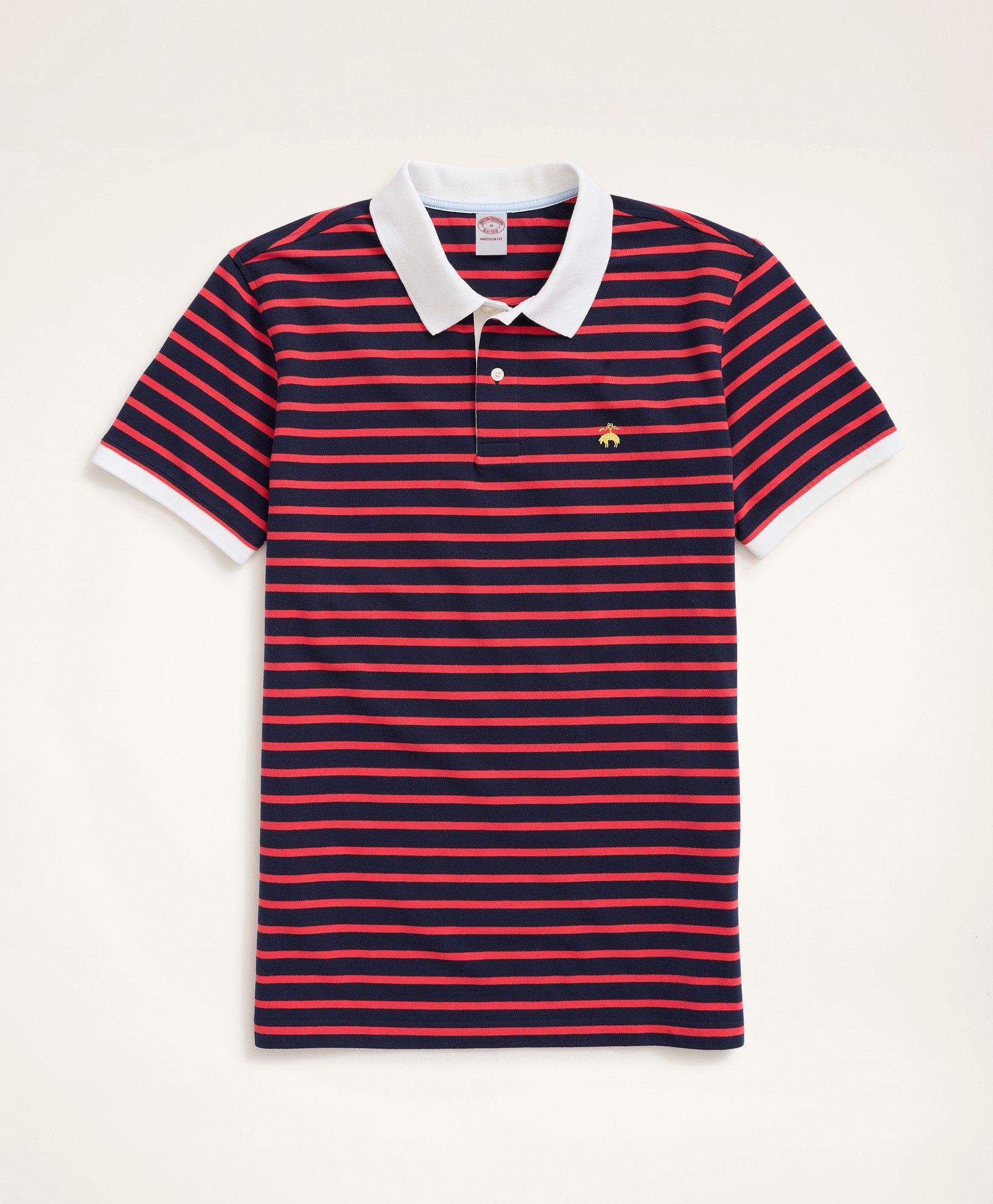 Golden Fleece® Original Fit Multi-Stripe Polo Shirt