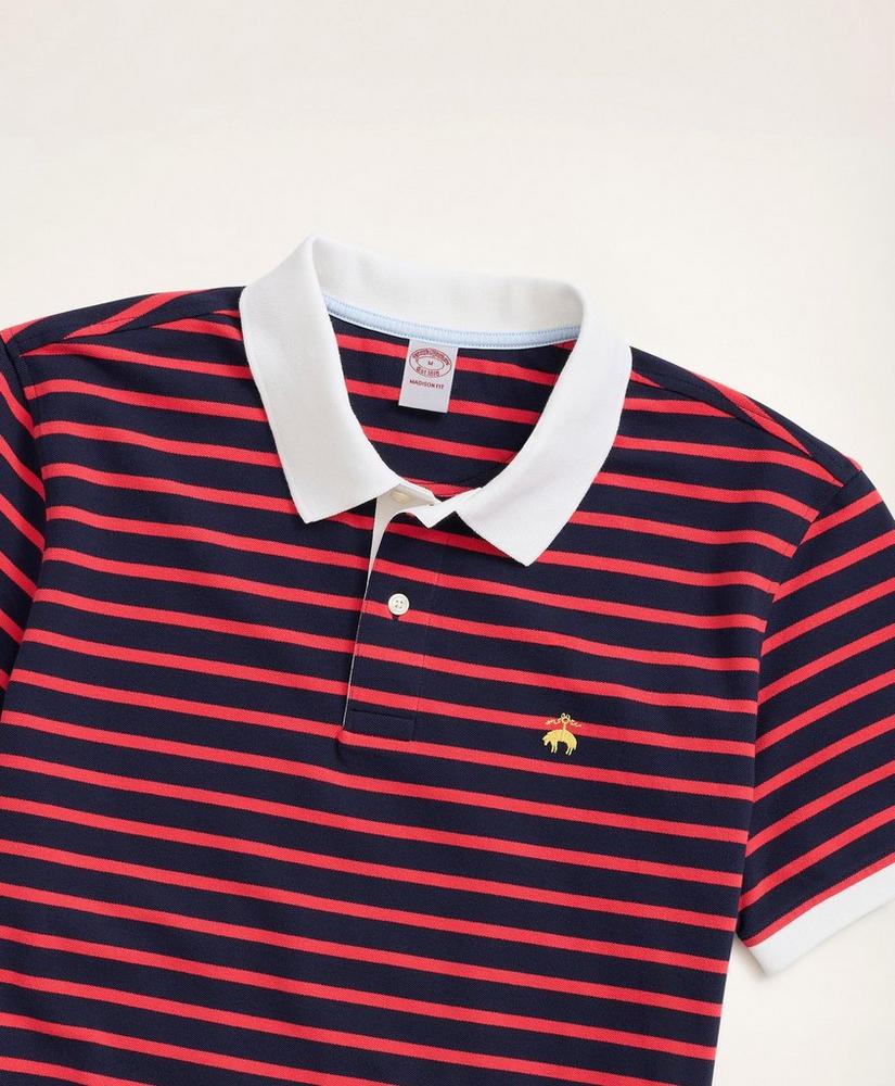 Golden Fleece® Original Fit Multi-Stripe Polo Shirt, image 2