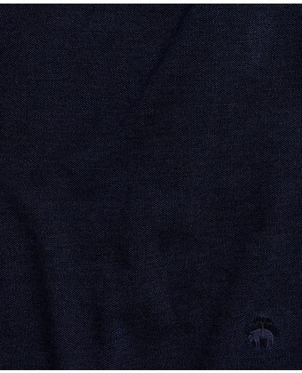 Indigo Long-Sleeve Vintage Polo Shirt, image 2